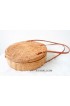 handwoven circle rattan handbag full handmade bali